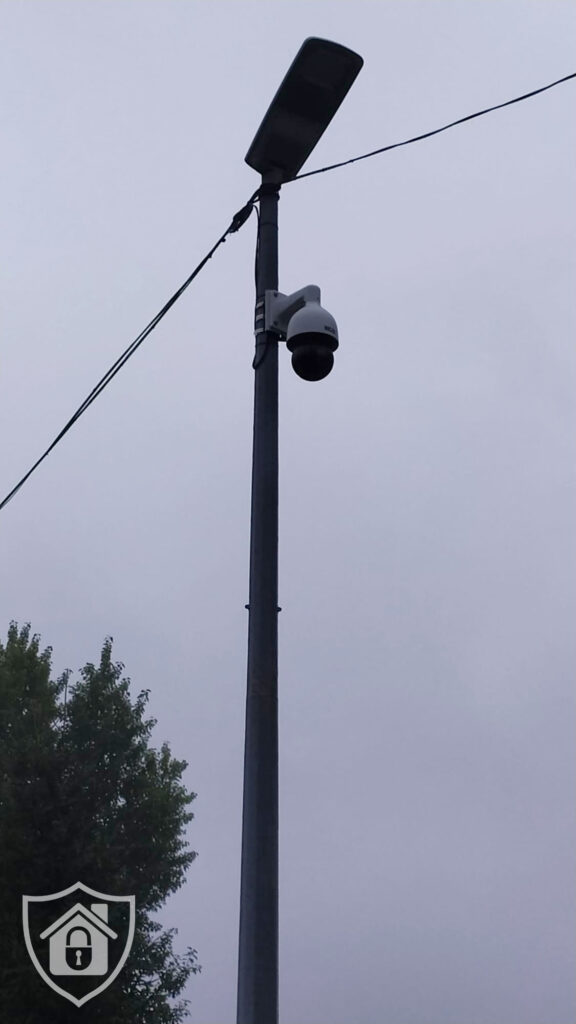 Instalacja kamery PTZ w Mirsku Oczyszczalnia Ścieków