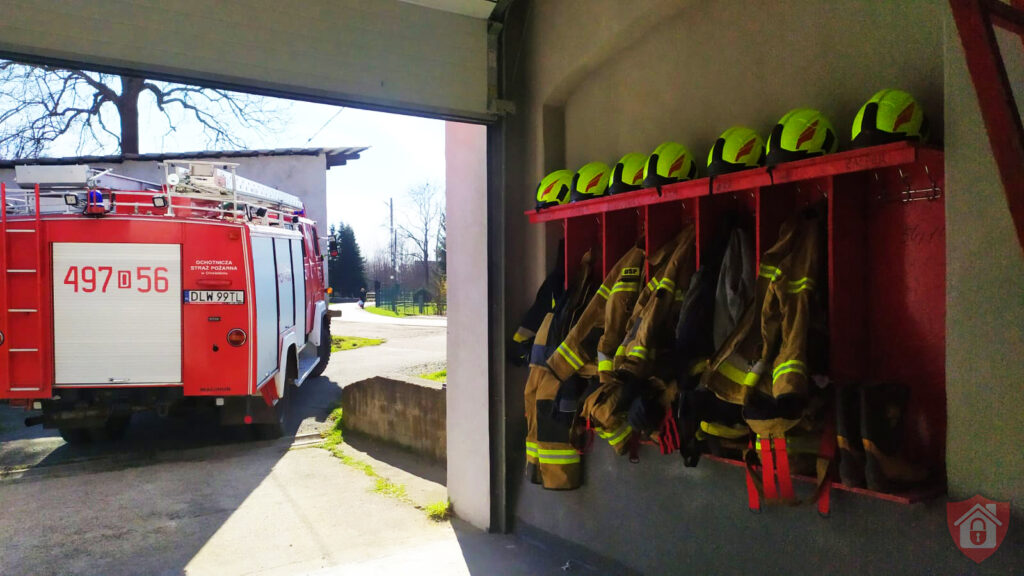 Instalacja alarm dla Ochotniczej Straży Pożarnej w Chmieleniu